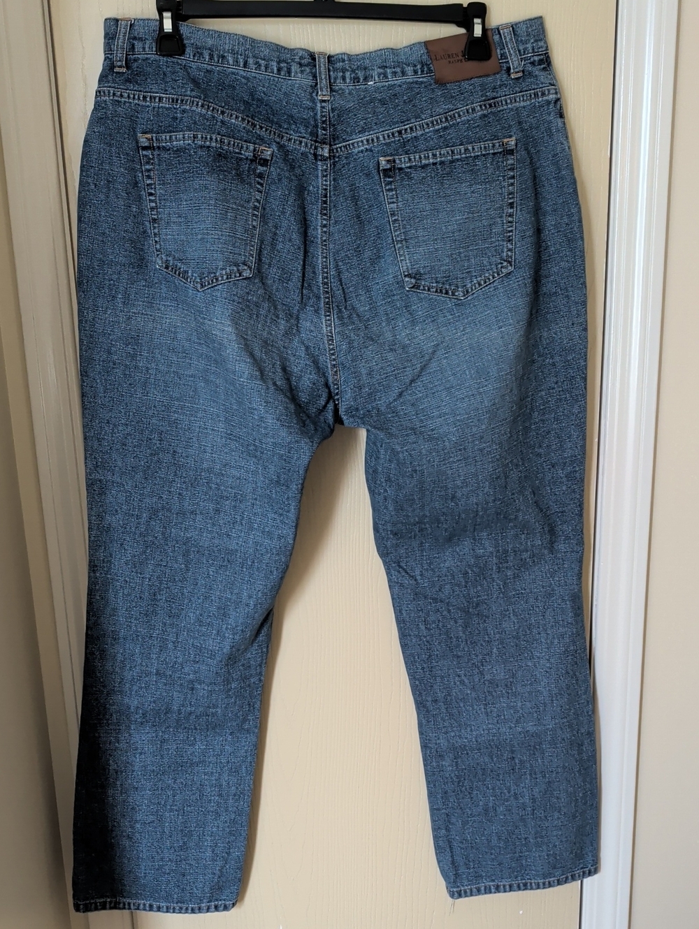 Ralph Lauren Women’s Straight Leg Jeans Blue Denim | Size 18 | Classic Mid Rise - Picture 2 of 11